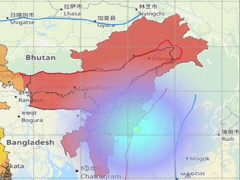 मणिपुर में आया 4.8 तीव्रता का भूकंप (ANI)     