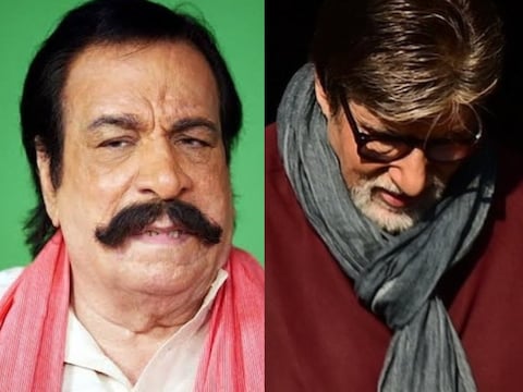 अमिताभ और कादर खान ने साथ में कई फिल्में की थीं. (फोटो साभार: Instagram@amitabhbachchan@kader_khan_fanclub)