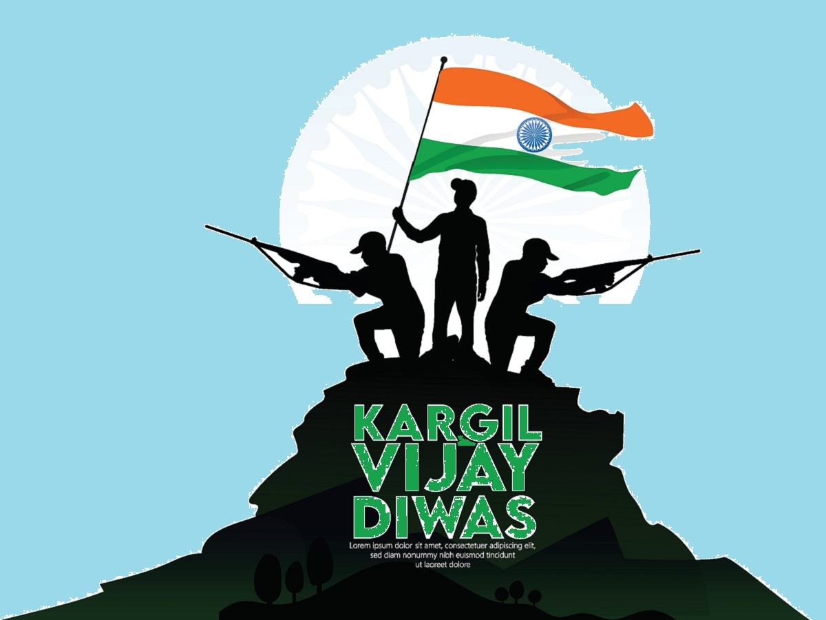 Vijay diwas day drawing/ poster on Kargil Vijay diwas/ tribute to Indian  soldiers /easy drawing | Easy drawings, Poster on, Drawings