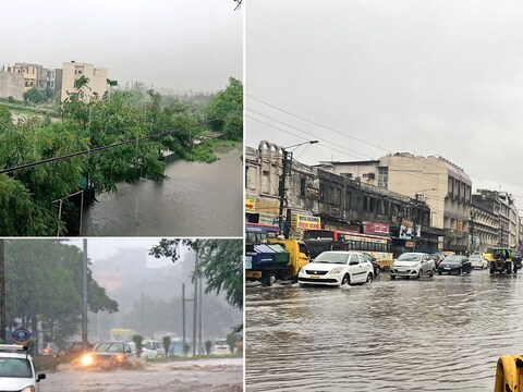 MP Weather Update: मध्य प्रदेश में बारिश का दौर जारी, इंदौर-भोपाल समेत 33  जिलों में ऑरेंज अलर्ट - mp weather report heavy rain in 33 districts  including indore bhopal imd issue orange