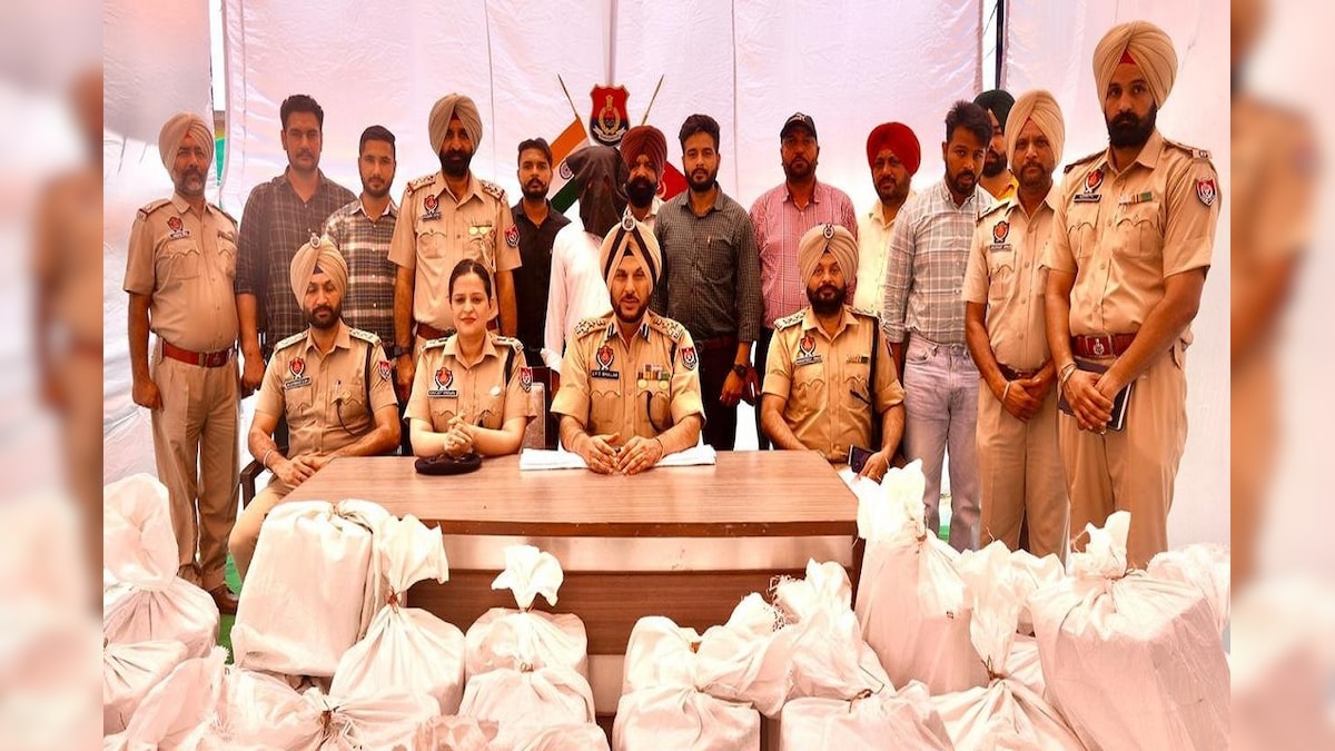 नशे के खिलाफ पंजाब पुलिस का बड़ा एक्शन 8 किलो हेरोइन 32 किलो अफीम बरामद 63 बड़े स्मगलर गिरफ्तार