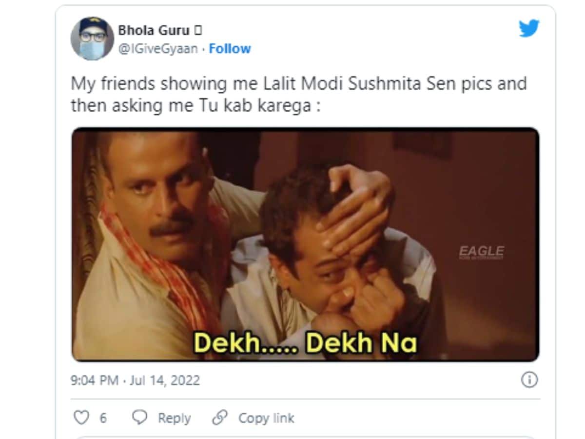 Sushmita Sen Lalit Modi dating netizens share hilarious memes viral on new couple in town