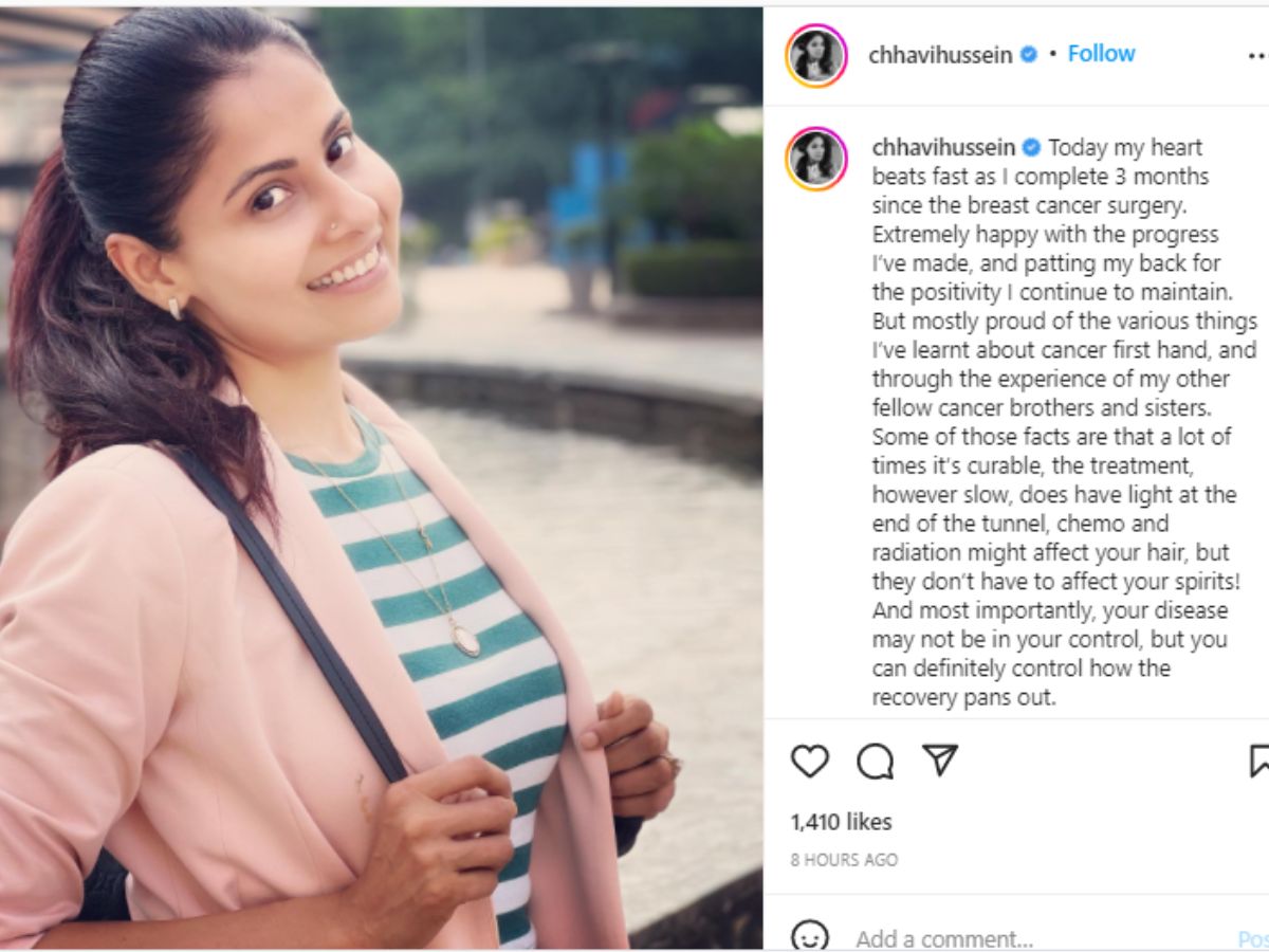 Chhavi Mittal, Chhavi Mittal cancer, Chhavi Mittal post, Chhavi Mittal cancer post, Chhavi Mittal instagram, छवि मित्तल, छवि मित्तल का पोस्ट, छवि मित्तल इंस्टाग्राम, Chhavi Mittal news, Chhavi Mittal cancer surgery