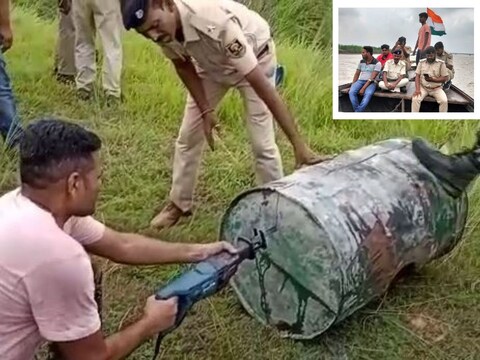 Gopalganj news: गंडक नदी किनारे चल रही अवैध शराब की भट्ठियों को उत्पाद विभाग ने ड्रोन और ड्रिल मशीन की मदद से ध्वस्त कर दिया.