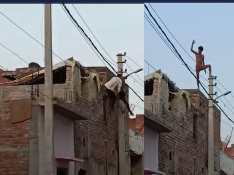 हरदोई के पाली नगर में नशे में धुत युवकों ने बिजली के तारों पर दिखाया सर्कस.
