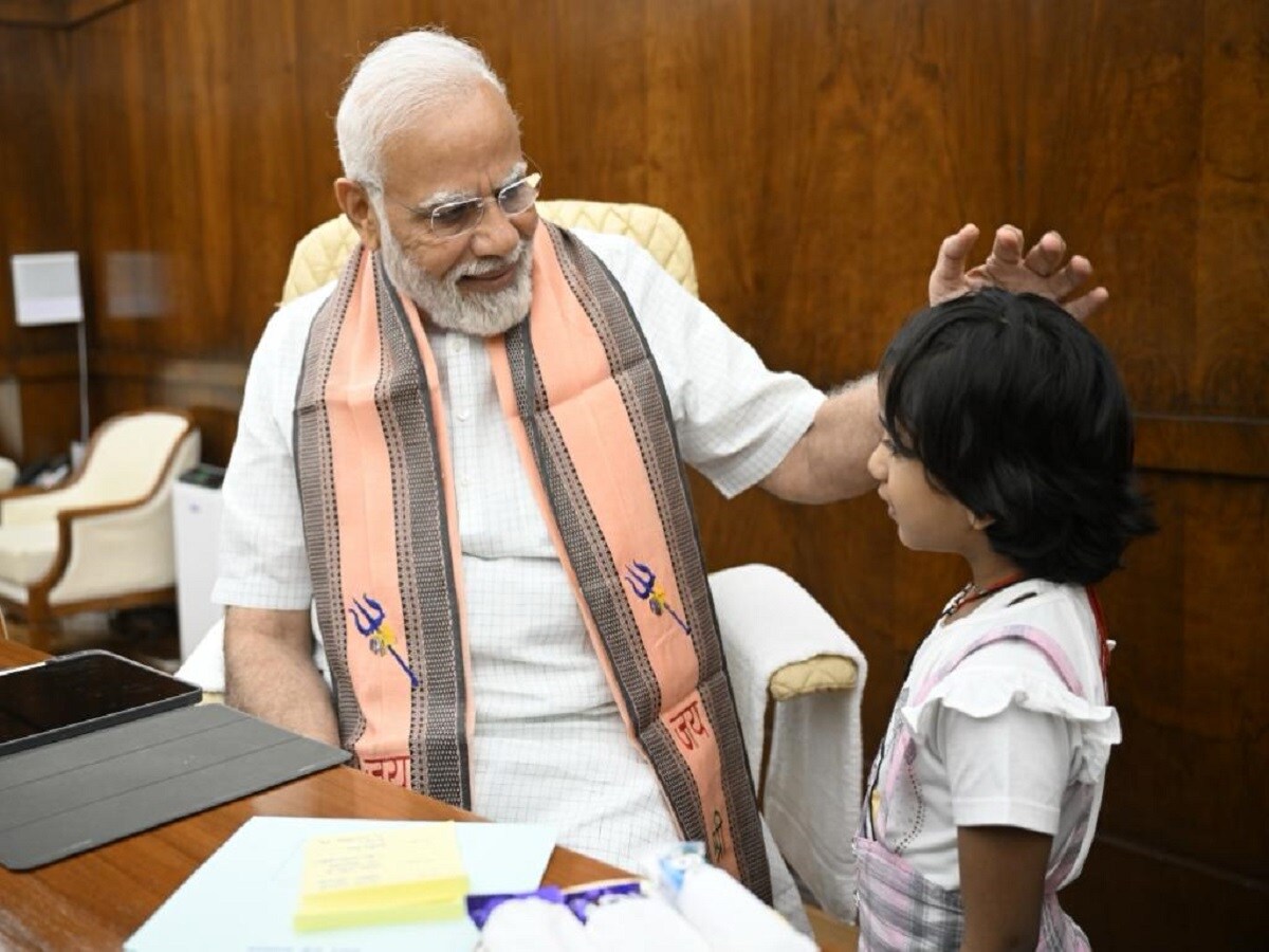 Trending news: When PM Modi asked a 5-year-old girl- 'Do you know ...