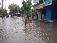 हरियाणा में मौसम: बारिश के बाद हुआ ऐसा हाल, गलियां व सड़के हुई जलमग्न