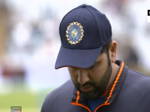 IND vs ENG: रोहित शर्मा एजबेस्टन टेस्ट के 5वें दिन टीम इंडिया से जुड़ गए हैं. वो टीम के साथ मैदान पर नजर आए. (PC- Sony six twitter)