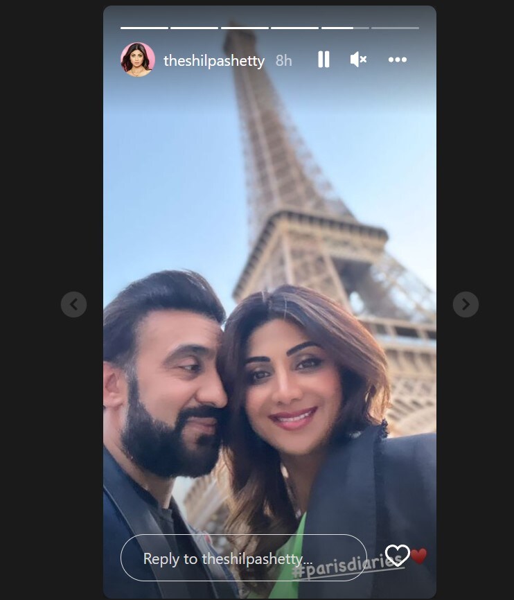 Shilpa shetty, Paris, Shilpa shetty photos, Shilpa shetty husband, Shilpa shetty fans, Shilpa shetty Paris vacation photo, raj kundra,Eiffel Tower, शिल्पा शेट्टी, पेरिस, राज कुंद्रा, एफिल टॉवर