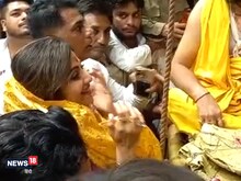VIDEO: फिल्म अभिनेत्री शिल्पा शेट्टी पहुंचीं बांके बिहारी मंदिर, मेरा सौभाग्य
