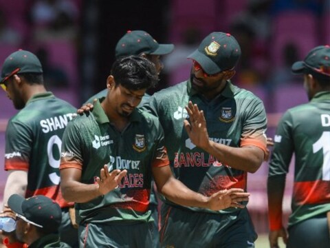 WI vs BAN ODI Series: बांग्लादेश ने सीरीज 3-0 से जीती. (AFP)