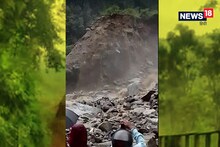 हिमाचल प्रदेश के सिरमौर में भूस्खलन, एक शख्स की मौत, पत्नी और बेटा घायल