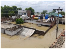 चंबल नदी के रौद्र रूप ने तोड़ा 26 साल का रिकॉर्ड, आगरा के कई गांव में तबाही