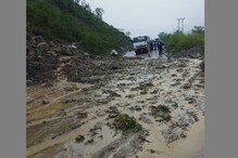 चंडीगढ़-मनाली हाईवे फिर हुआ बंद, सुबह भारी बारिश से गिरे मलबे ने सड़क किया जाम