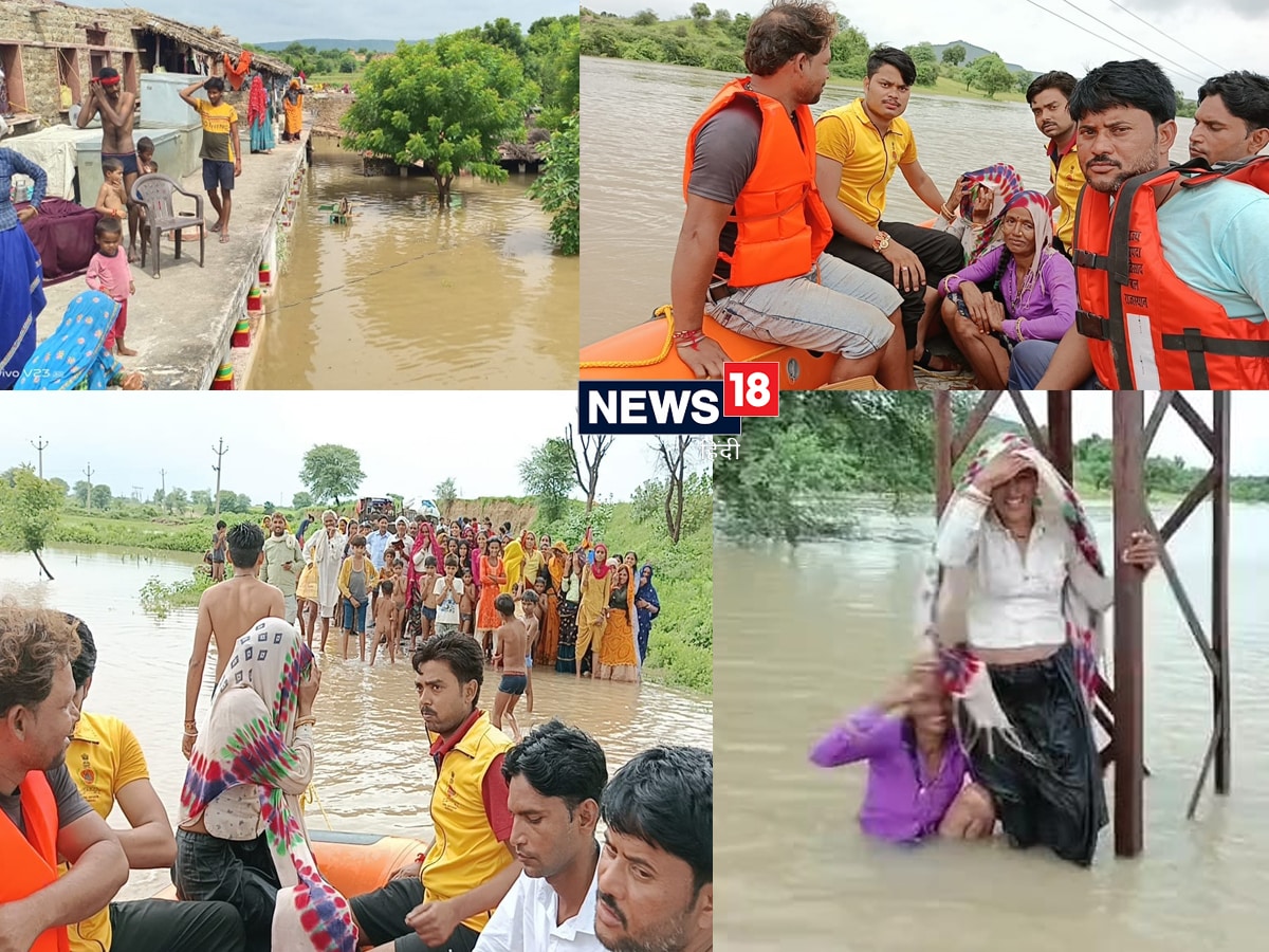 चंबल नदी ने तोड़ा रिकॉर्ड: जलस्तर पहुंचा 170 मीटर पार, गांवों में घुसा