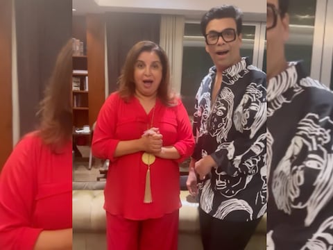 करण जौहर ने फराह खान के साथ फ्रेंडशिप डे स्पेशल वीडियो बनाया. (फोटो साभारः Instagram @farahkhankunder