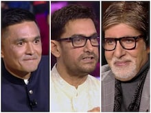 KBC14: अम‍िताभ ने खींची आमिर की टांग, डायलॉग बोल सुनील छेत्री ने जीता दिल