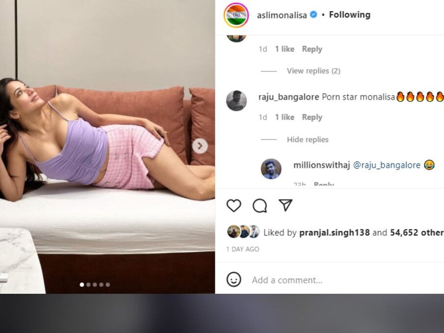  मोनालिसा के लेटेस्ट फोटोशूट (Monalisa Latest Photoshoot) को 54 हजार से ज्यादा लाइक्स मिल चुके हैं. इनकी तस्वीरें वायरल हो रही हैं. इससे पहले एक्ट्रेस ने अपनी खूब तस्वीरें शेयर की है, जिसे काफी पसंद किया गया है और खूब वायरल हुई थी.