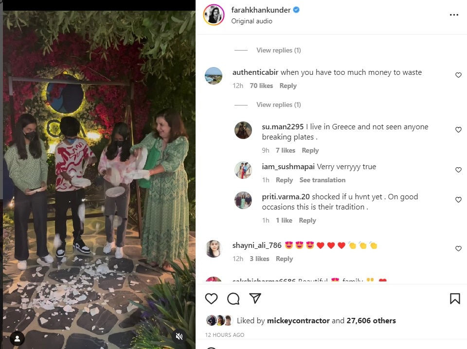 Farah Khan Video: Instead of breaking hearts, Farah Khan was seen breaking plates with children, trolled fiercely as soon as the video went viral Farah Khan Video: Instead of breaking hearts, Farah Khan was seen breaking plates with children, trolled fiercely as soon as the video went viral