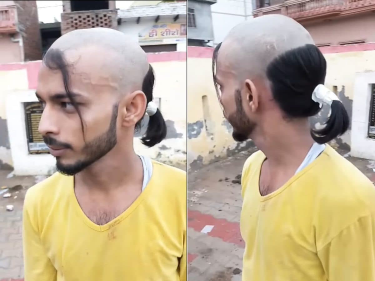 Barber Cutting Hair After Setting Fire On The Head Video Went Viral On  Social Media  TikTok सर पर आग लगकर बल कट रह नई सशल मडय पर  वयरल हआ वडय