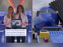 पायलट मां-बेटी को एक साथ प्लेन उड़ाता देख खुश हुए लोग,एयरलाइन ने कहा 'ऐतिहासिक'