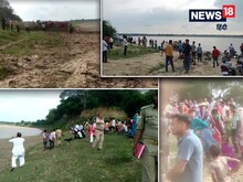 बांदा: 33 सवारियों से भरी नाव यमुना की तेज लहरों के बीच पलटी; 20 लोग बहे
