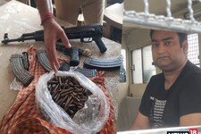 बेटे की निशानदेही पर पूर्व MLA विजय मिश्रा के ठिकाने से AK-47 बरामद