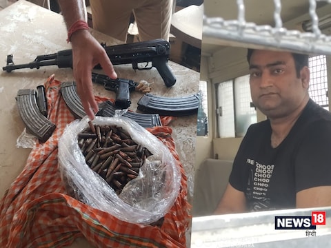 Bhadohi: पूर्व विधायक विजय मिश्रा के बेटे की निशानदेही पर पुलिस ने बरामद किया हथियारों का जखीरा 
