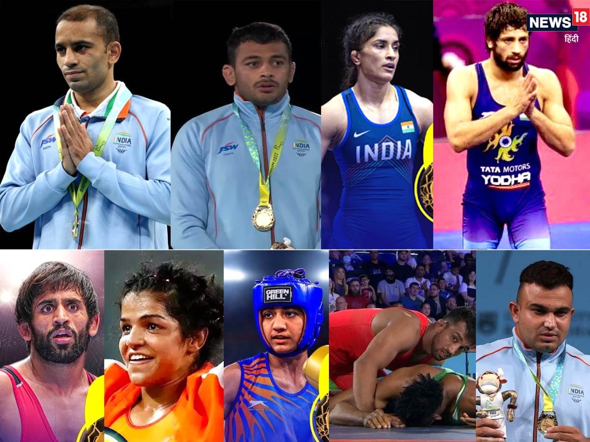 CWG 2022 कॉमनवेल्थ गेम्स में हरियाणा का जलवा, इन 9 खिलाड़ियों ने देश