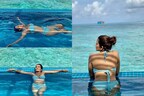 Monalisa PHOTOS: बीच किनारे बने स्वीमिंग पूल में यूं आराम फरमाती दिखीं मोनालिसा, बोल्ड लुक से मचाया 'तहलका'