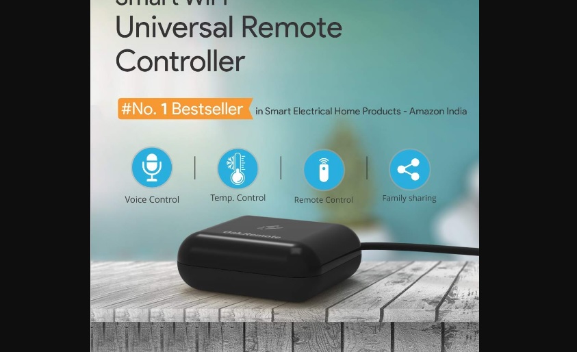  Oakremote WiFi All in One Smart Universal Remote: सेल में ग्राहक इसे 1,099 रुपये में खरीद सकते हैं, और ये 56% डिस्कउंट के बाद की कीमत है. इसे TV, AC, स्पीकर और होम थिएटर कंट्रोल करने के लिए इस्तेमाल किया जा सकता है.