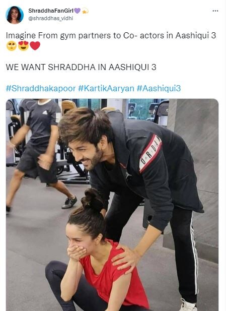 Kartik Aaryan, Aashiqui 3, Shraddha Kapoor, Shraddha Kapoor fans, कार्तिक आर्यन, आशिकी 3
