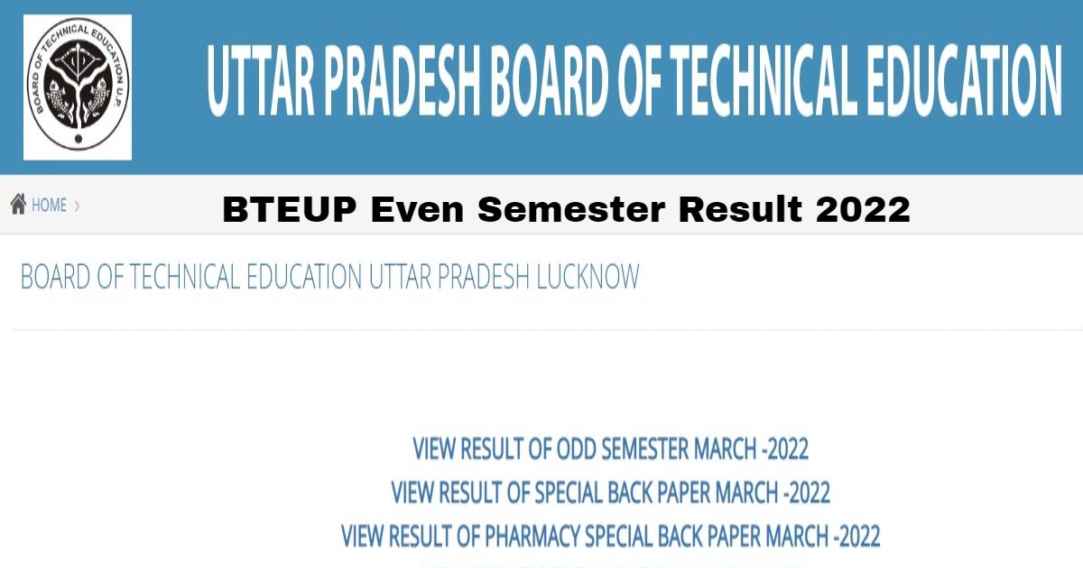 BTEUP Result 2023 for Even Semester: How to Check 2nd, 4th, and 6th  Semester Results | NewsTrack English 1