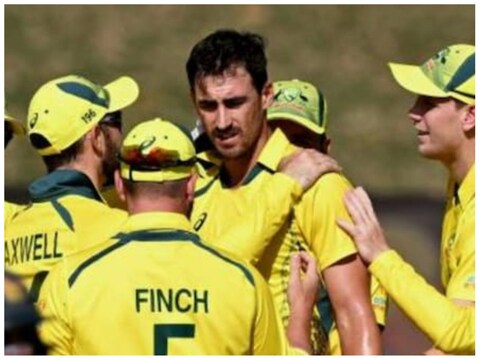 AUS vs WI: मिचेल स्टार्क ने वेस्टइंडीज के खिलाफ 4 विकेट झटके.  (AFP)