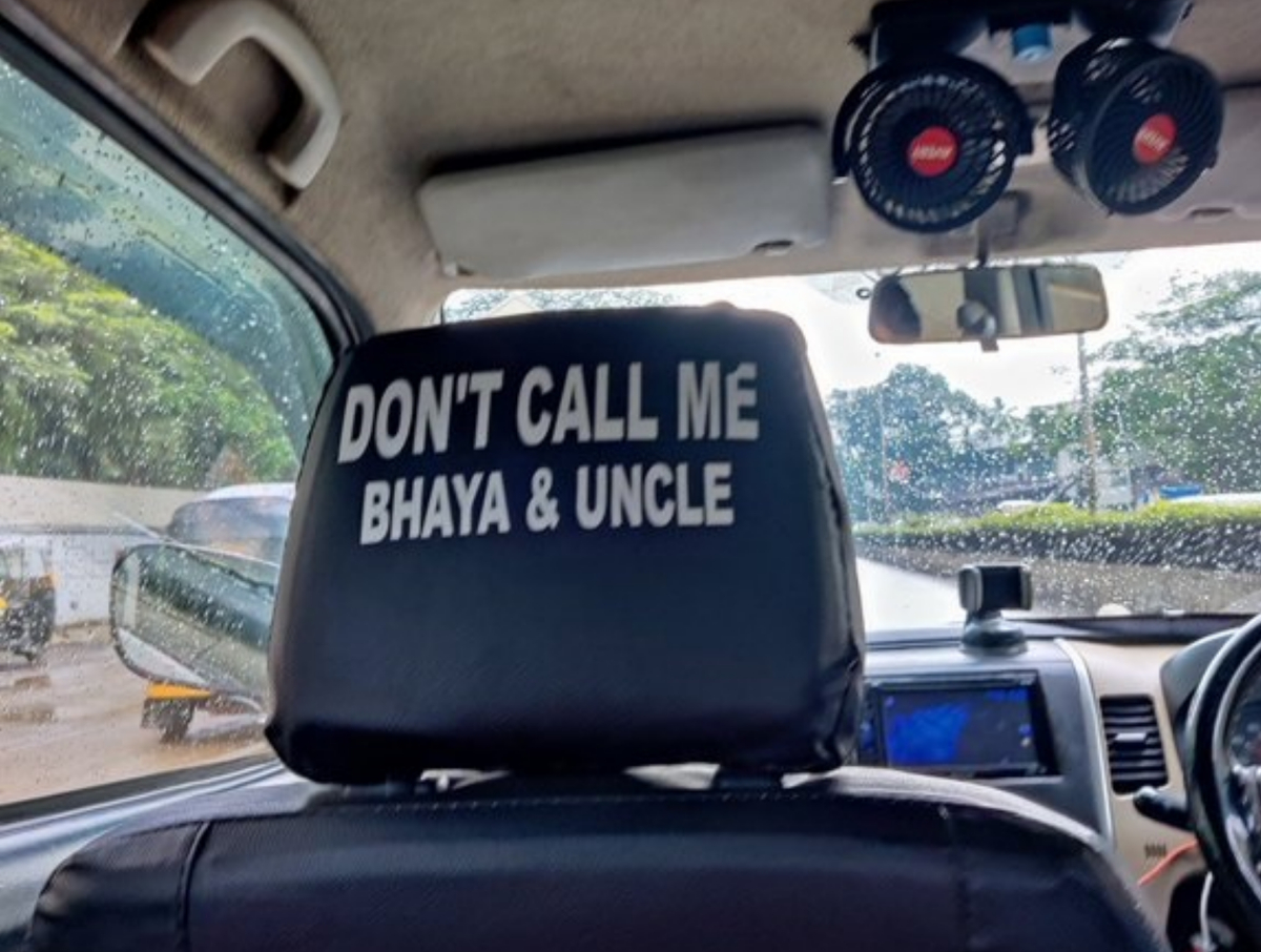 उबर के एक ड्राइवर को भैया या अंकल बुलाना पसंद नहीं है. (फोटो- @Mittermaniac)