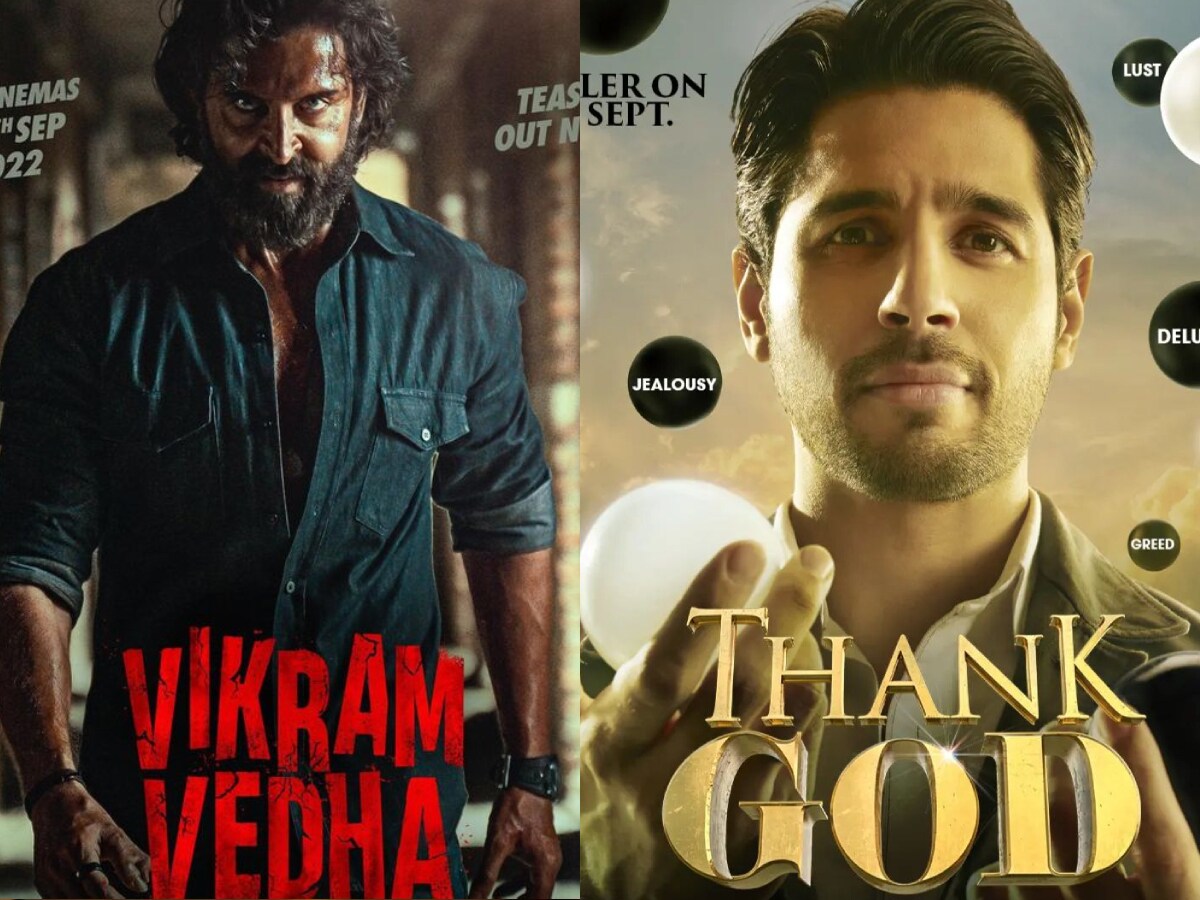 Entertainment TOP-5: ‘Thank God’ first look goes viral, ‘Vikram Vedha’ trailer out