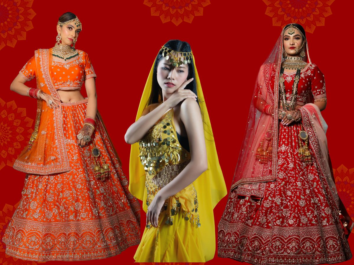 Plus Size Brides Trendy and Designer Bridal Lehenga । प्लस साइज दुल्हनों के  लिए डिजाइनर लहंगे