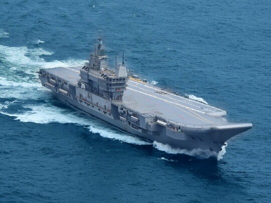 विक्रांत भारत का पहला स्वदेश निर्मित विमानवाहक पोत है. (Image: Indian Navy)