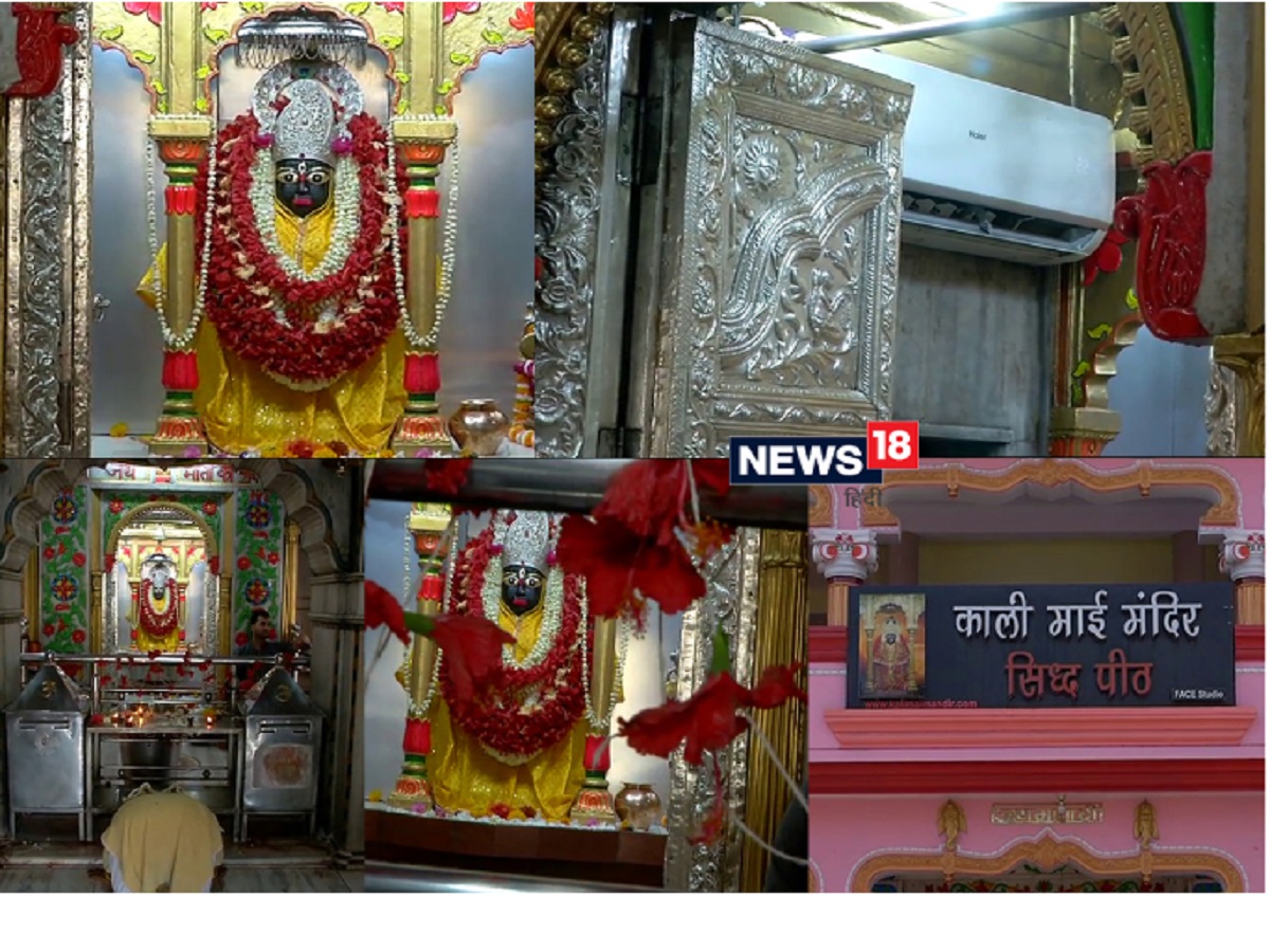 Jabalpur Durga Temple News. भक्तों ने इस मंदिर में कूलर भी लगवाया लेकिन मां की मूर्ति से पसीना निकलना बंद नहीं हुआ.