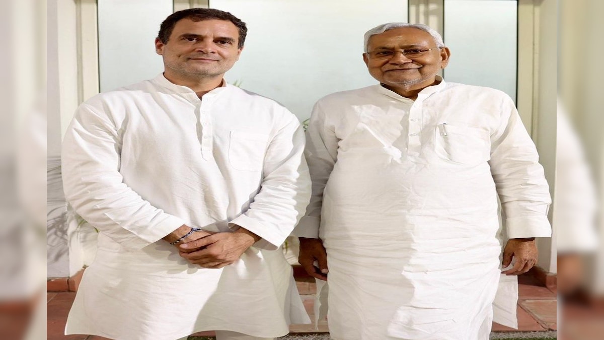 राहुल गांधी से उनके घर जाकर मिले नीतीश कुमार 2024 में BJP को घेरने पर हुई चर्चा