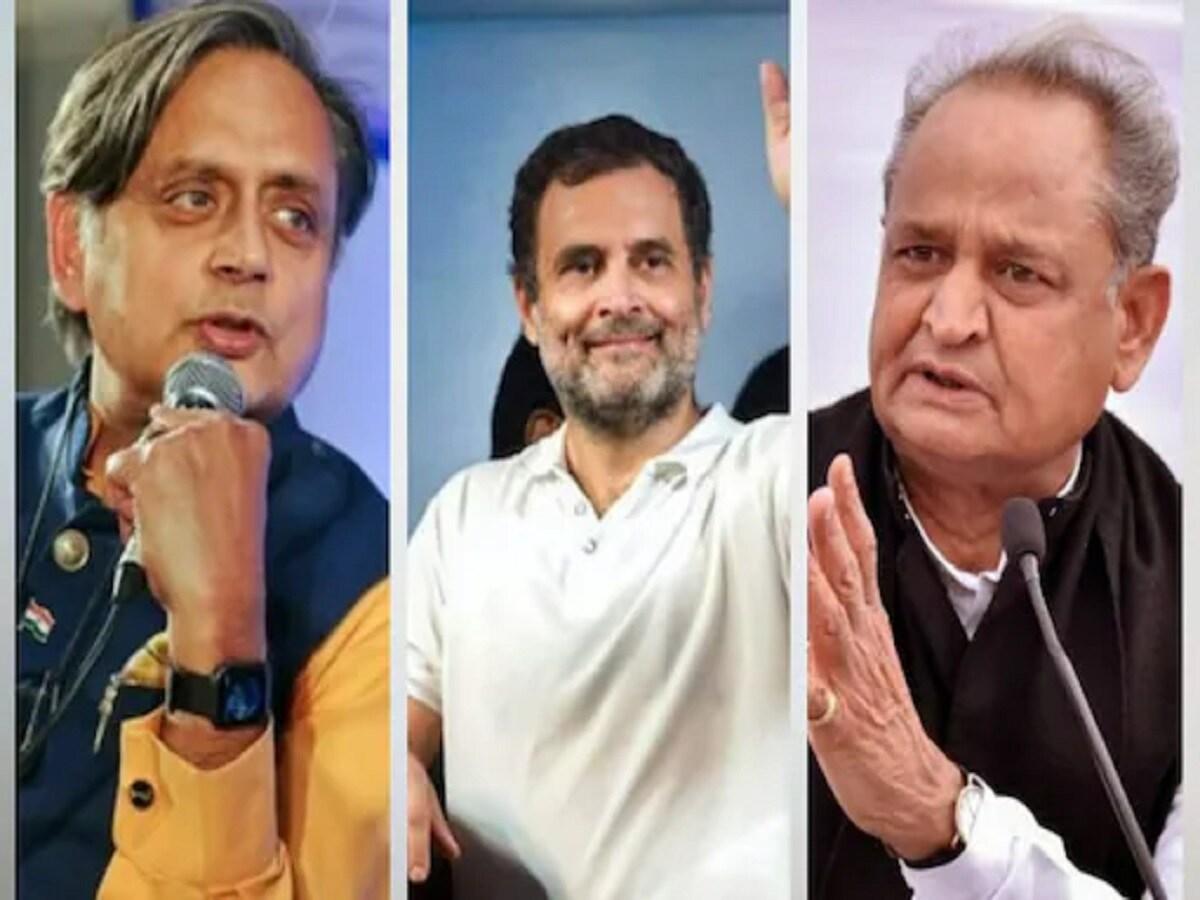 Rahul Gandhi Shashi Tharoor Ashok Gehlot