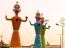 दशहरा उत्सव की तैयारीः रावण की ससुराल मेरठ में इस बार जलेगा 130 फीट का पुतला