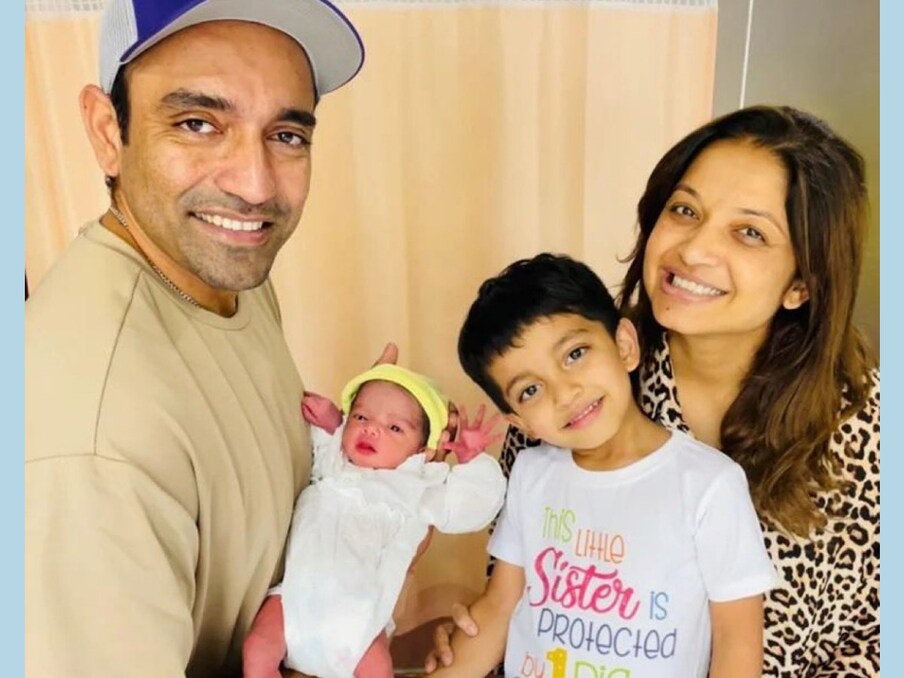  बता दें कि रॉबिन उथप्पा जुलाई में दूसरी बार पिता बने थे और अपनी खुशी जाहिर की थी. (Photo-Robin Uthappa Twitter)