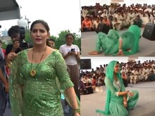 VIDEO: जब स्टेज पर डांस करते-करते गिर पड़ीं सपना, ऑडियंस ने दिए ऐसे रिएक्शन