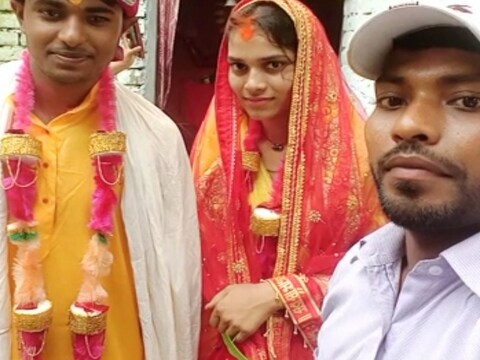 शिवहर जिले में प्रेमी-प्रेमिका की  शादी थाना परिसर में करवाई गई. 