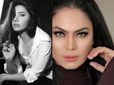 विवादों में घिरी पाकिस्तानी एक्ट्रेस. (फोटो साभार - instagram @mahirahkhan, @
theveenamalik)