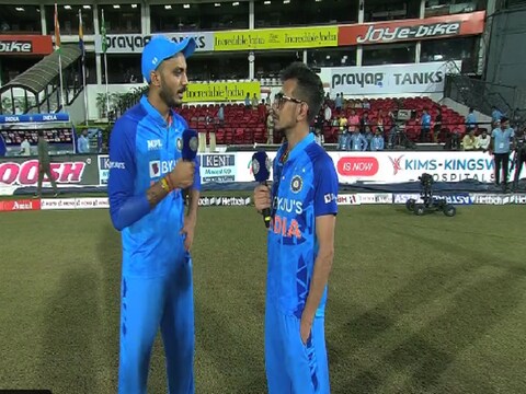IND vs AUS 2nd T20I: युजवेंद्र चहल ने अक्षर पटेल के नए निकनेम का खुलासा किया. (BCCI Twitter)