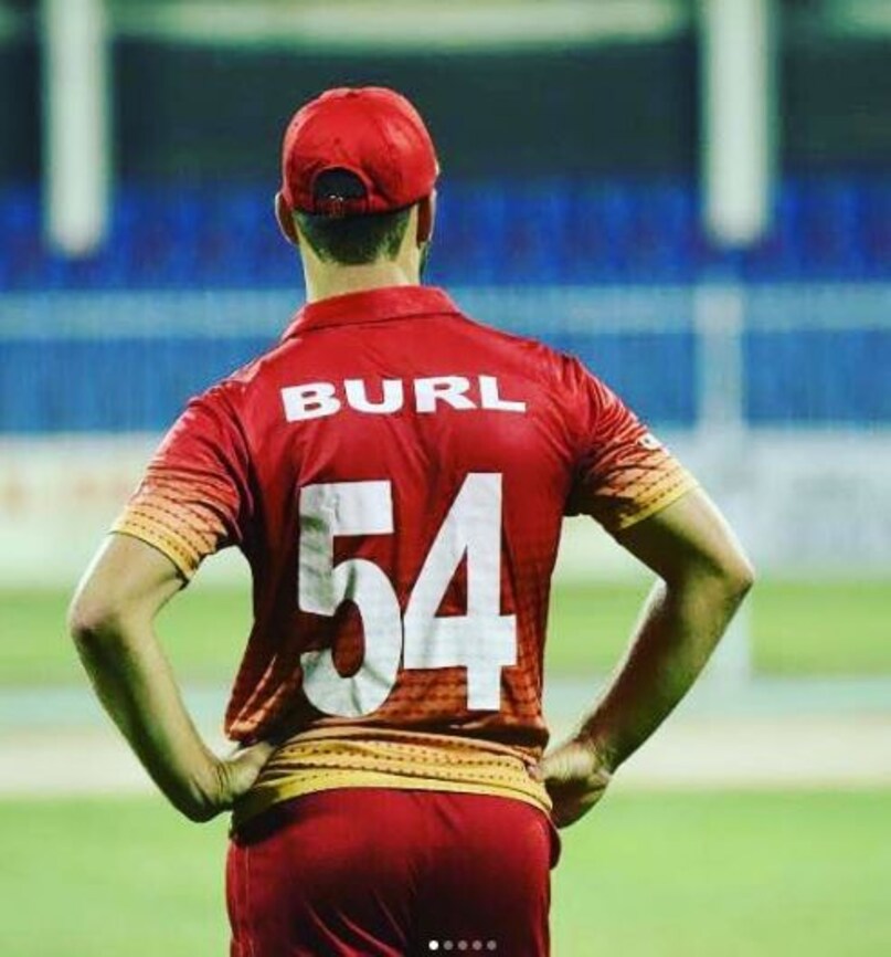 ryan burl, all rounder ryan burl, ryan burl five wickets haul vs australia, australia vs zimbabwe odi, aus vs zim odi series, zim vs aus 3rd odi, zimbabwe creats history vs australia, ryan burl bowling vs australia, ryan burl fifer against australia, who is ryan burl, ryan burl cricketer, ऑस्ट्रेलिया बनाम जिम्बाब्वे, कौन हैं रेयान बर्ल