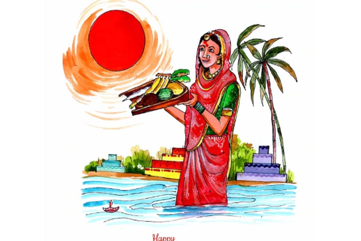 Chhath puja drawing easy how to draw chhath puja drawing happy chhath puja  pencil drawing – Artofit