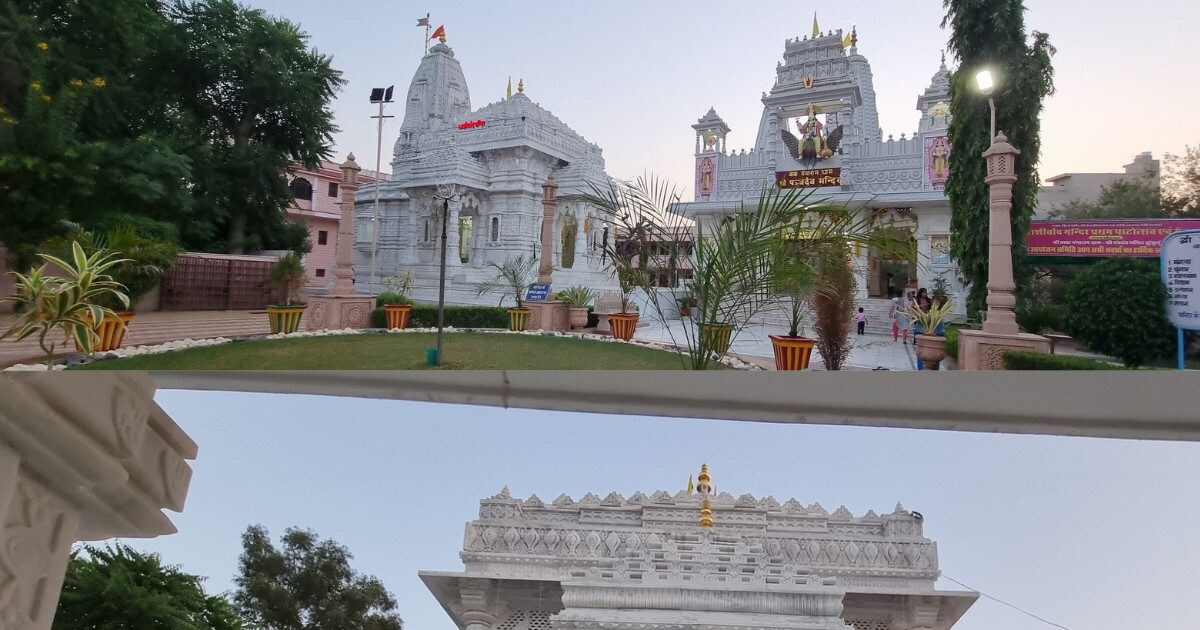 Jhunjhunu Temple बिना स्टील व बिना सीमेंट के 65 फीट मंदिर, 24